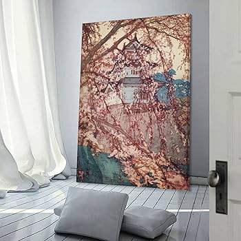 Amazon.co.jp: 吉田博よしだ ひろし浮世絵『弘前城』 偉大な画家